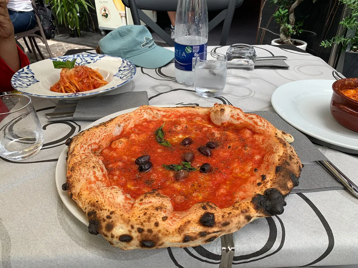 Pizza food typical of Independent Pizza Co.